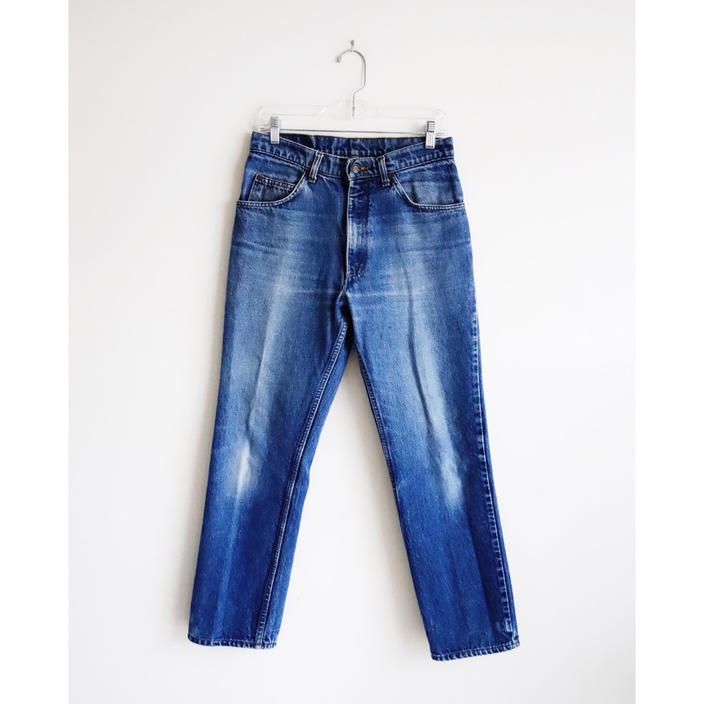 Vintage 70s Gap Pioneer Patch Blue Jeans